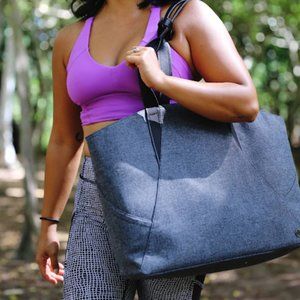 Lululemon Go Wild Heather Grey Tote
